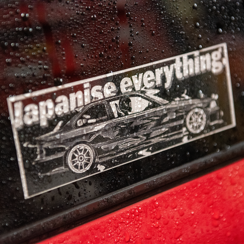 Sticker E36 "Japanise everything"